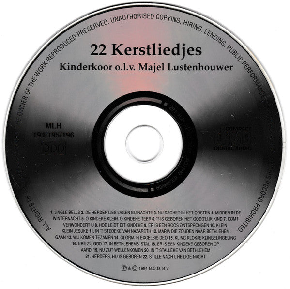 Kinderkoor De Wijsneusjes o.l.v. Majel Lustenhouwer : Vrolijk Kerstfeest, Iedereen (CD, Album)