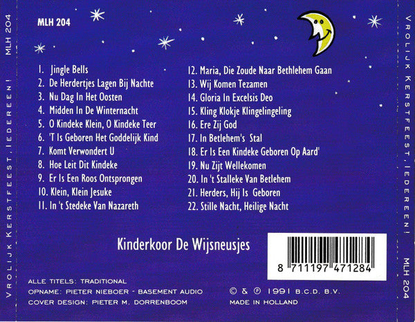 Kinderkoor De Wijsneusjes o.l.v. Majel Lustenhouwer : Vrolijk Kerstfeest, Iedereen (CD, Album)
