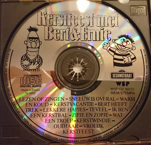 Bert & Ernie : Kerstfeest Met Bert & Ernie (CD, Album, RE)
