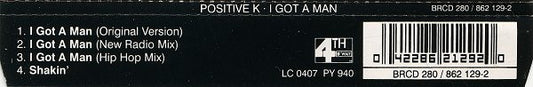 Positive K : I Got A Man (CD, Single)
