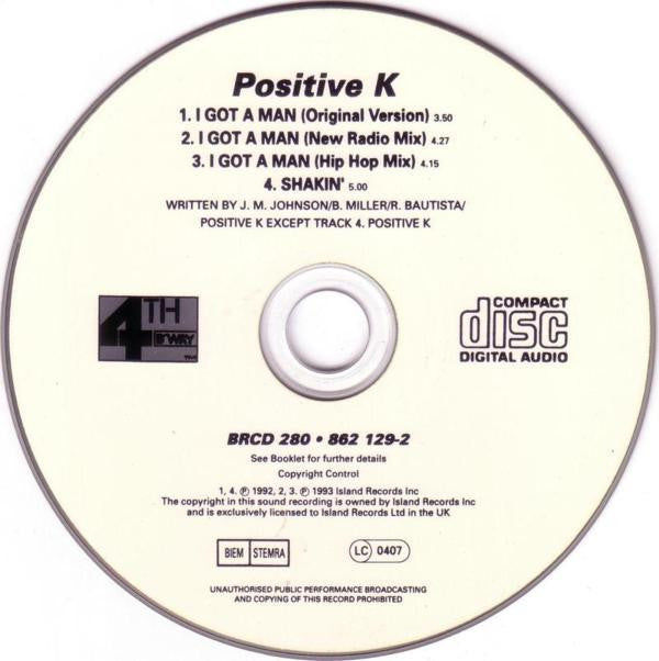 Positive K : I Got A Man (CD, Single)