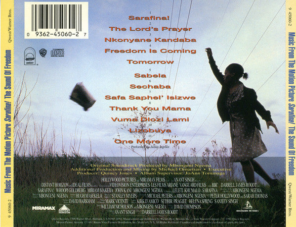 Mbongeni Ngema : Sarafina! The Sound Of Freedom (Music From The Motion Picture) (CD, Album)