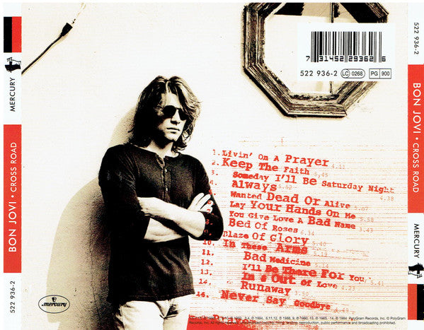 Bon Jovi : Cross Road (The Best Of Bon Jovi) (CD, Comp, PMD)