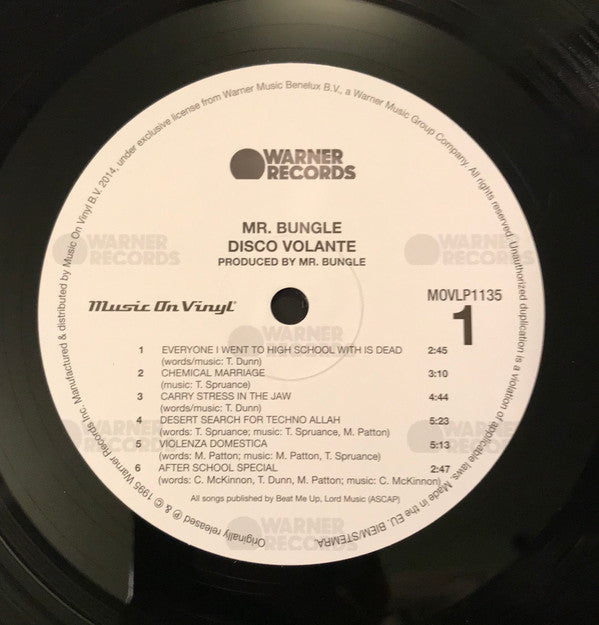 Mr. Bungle : Disco Volante (LP, Album, RE, RP, 180)