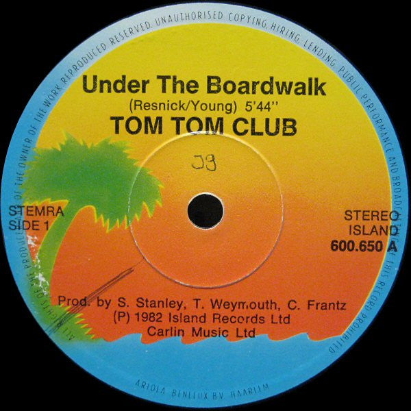 Tom Tom Club : Under The Boardwalk (12", Maxi)