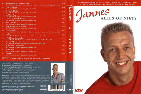 Jannes :  Alles Of Niets (DVD-V, PAL)
