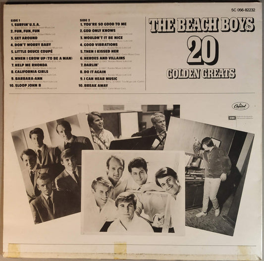 The Beach Boys : 20 Golden Greats (LP, Comp)