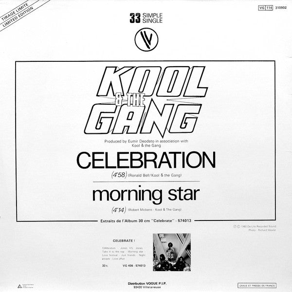 Kool & The Gang : Celebration (12", Single, Ltd)