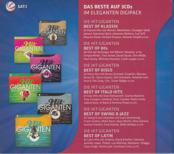 Various : Die Hit-Giganten - Best Of French Classics (3xCD, Comp)
