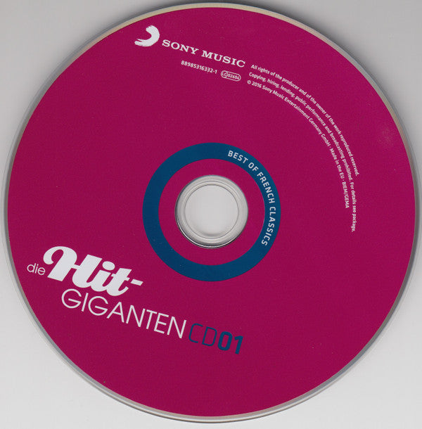 Various : Die Hit-Giganten - Best Of French Classics (3xCD, Comp)