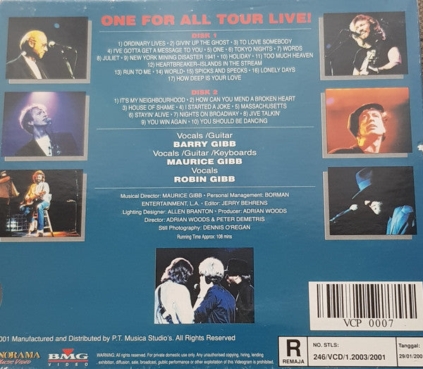 Bee Gees : One For All Tour Live! (2xDVD-V, VCD)