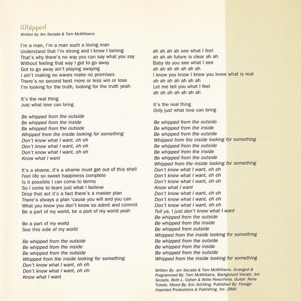 Jon Secada : Heart, Soul & A Voice (CD, Album)