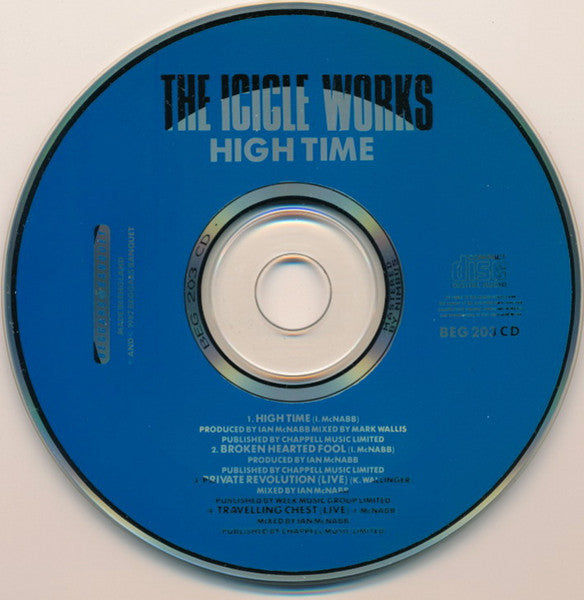 The Icicle Works : High Time (CD, Single)