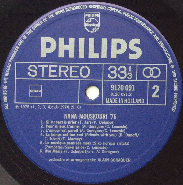 Nana Mouskouri : '76 (LP, Comp)