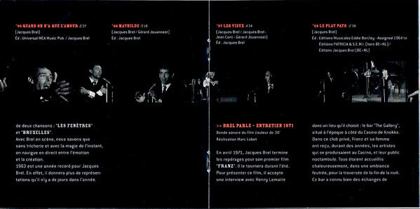 Jacques Brel : Jacques Brel À Knokke (CD, Comp, Mono)