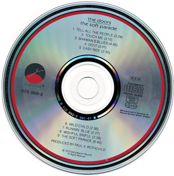 The Doors : The Soft Parade (CD, Album, RE, RM)