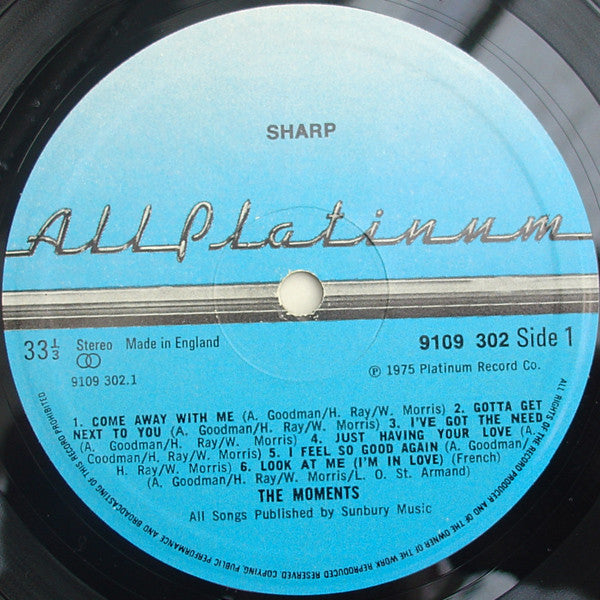 The Moments : Sharp (LP, Album)