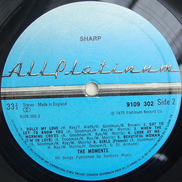 The Moments : Sharp (LP, Album)