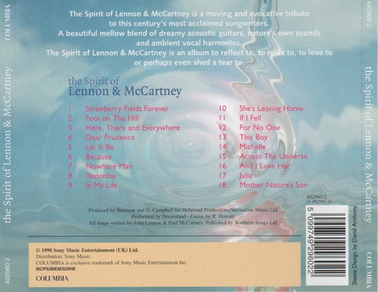Dreamland (24) : The Spirit Of Lennon & McCartney (CD, Album)