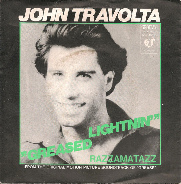 John Travolta : Greased Lightnin'  (7", Single)