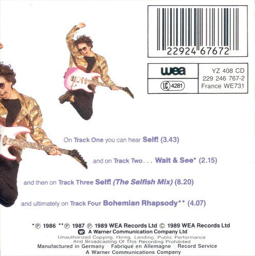 We've Got A Fuzzbox And We're Gonna Use It : Self! (CD, Mini, Single)