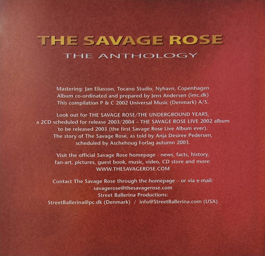 Savage Rose : The Anthology (2xCD, Comp, RE)