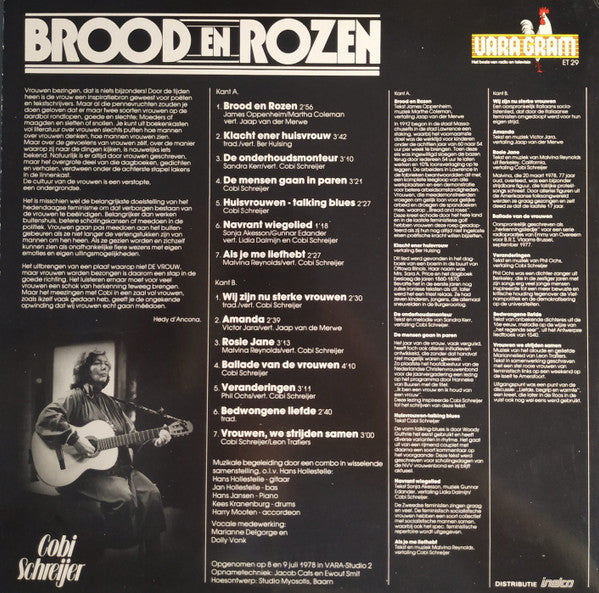 Cobi Schreijer : Brood En Rozen (LP, Album)