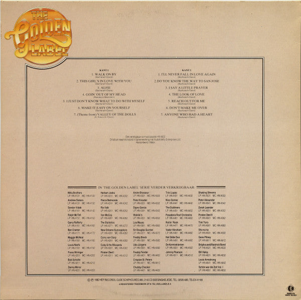 Dionne Warwick : Walk On By (LP, Comp)