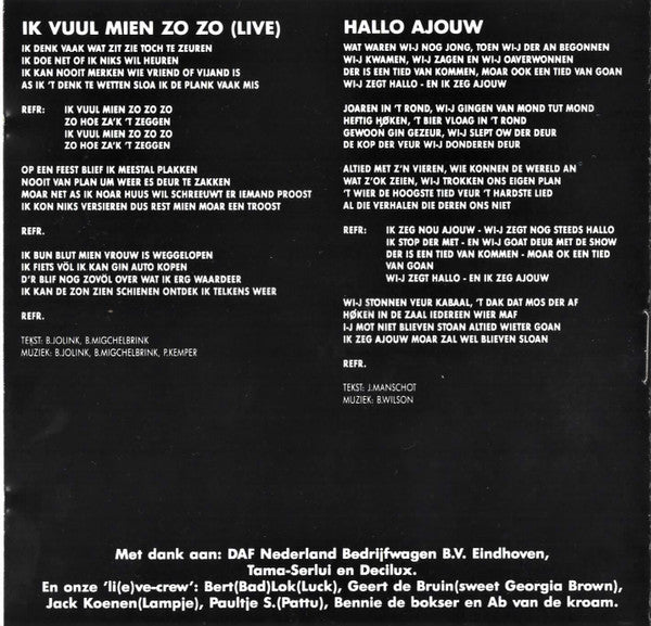Normaal : Rechttoe Rechtan (CD, Album)