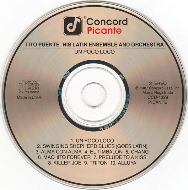 Tito Puente & His Latin Ensemble : Un Poco Loco (CD, Album)