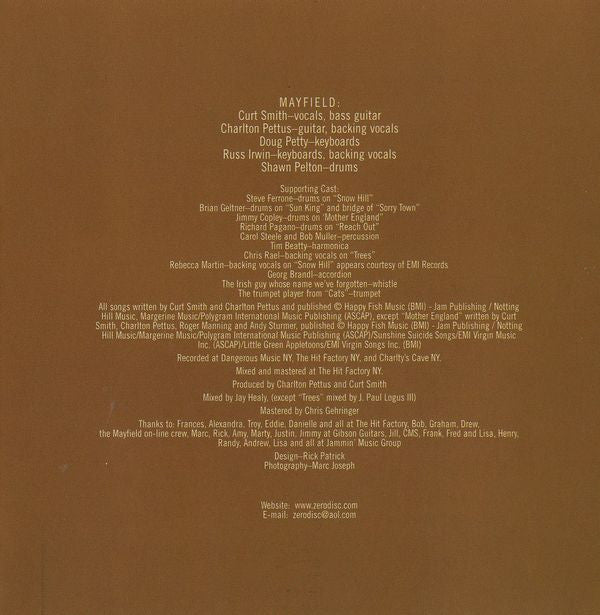 Mayfield : Mayfield (CD, Album)