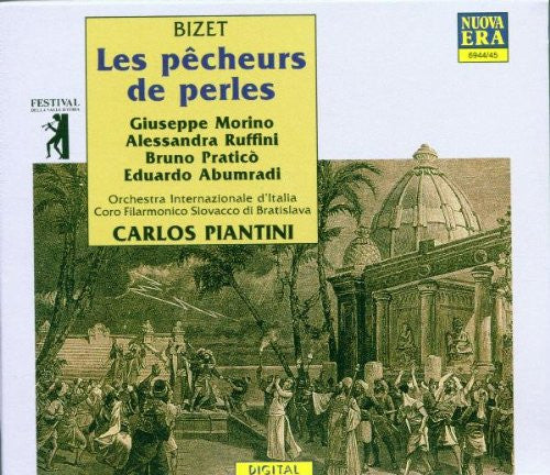 Georges Bizet, Giuseppe Morino, Alessandra Ruffini, Bruno Praticò, Eduardo Abumradi, Orchestra Internazionale d'Italia, Coro Filarmonico Di Bratislava, Carlos Piantini : Les Pêcheurs De Perles (2xCD, Album + Box, Sli)