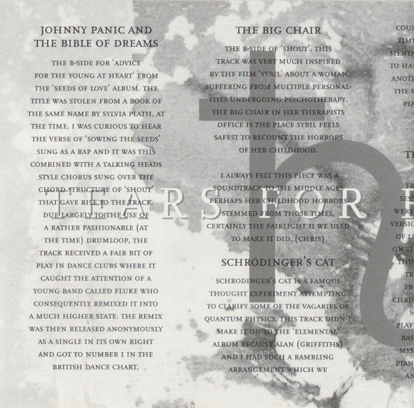 Tears For Fears : Saturnine Martial & Lunatic (CD, Comp)