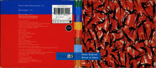 Peter Gabriel : Blood Of Eden (CD, Single, Dig)