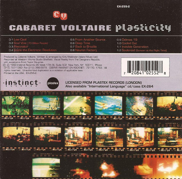 Cabaret Voltaire : Plasticity (CD, Album)