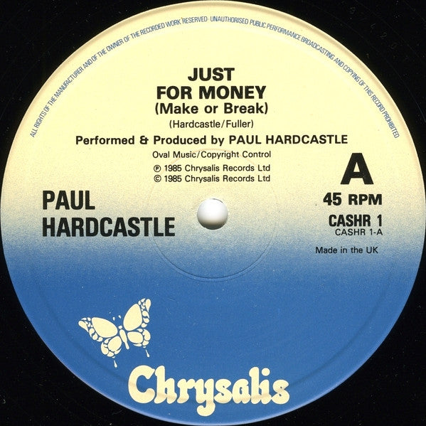 Paul Hardcastle : Just For Money (Make Or Break) (The Remix) (12")