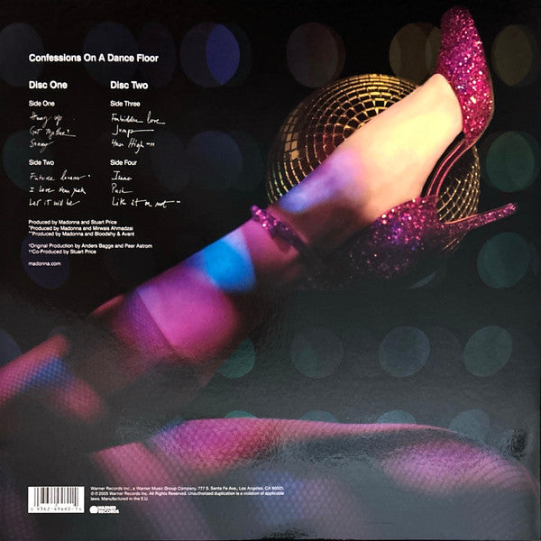 Madonna : Confessions On A Dance Floor (2xLP, Album, Ltd, RE, RP, Pin)