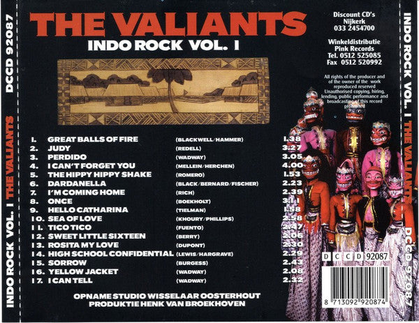 The Valiants (3) : Indo Rock Volume 1 (CD, Album)