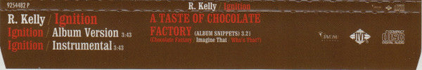 R. Kelly : Ignition (CD, Single, Promo)