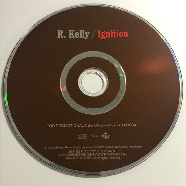 R. Kelly : Ignition (CD, Single, Promo)