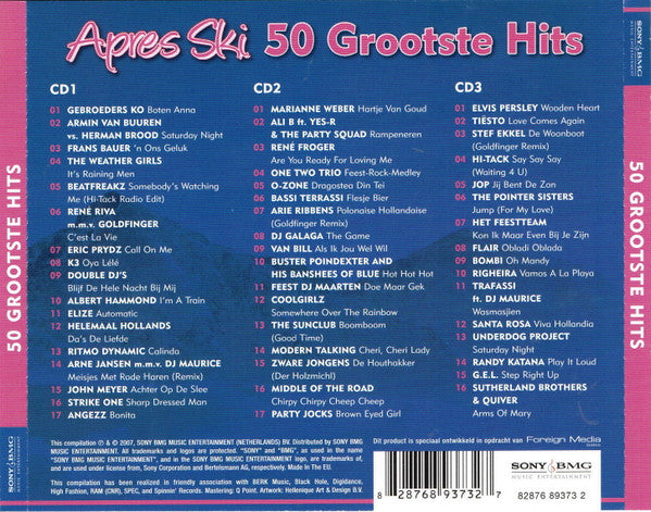 Various : Apres Ski 50 Grootste Hits (3xCD, Comp)