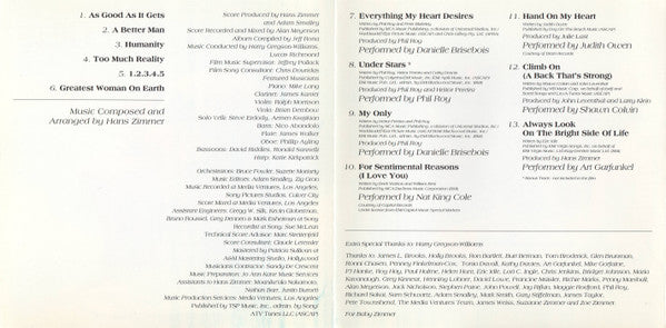 Various : As Good As It Gets (Music From The Motion Picture) (CD, Comp)