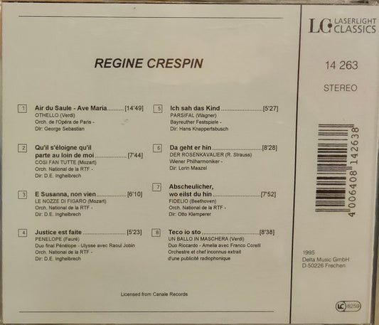 Régine Crespin : Ses Plus Grands Rôles (CD, Comp)