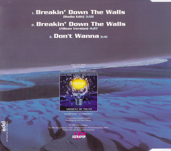 Electric Light Orchestra Part II : Breakin' Down The Walls (CD, Maxi)