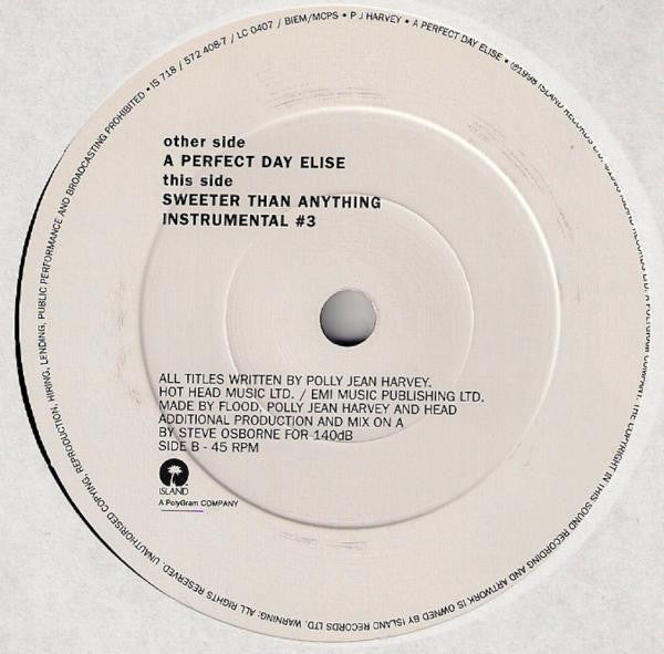PJ Harvey : A Perfect Day Elise (7", Single)