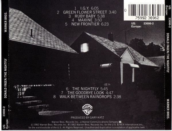 Donald Fagen : The Nightfly (CD, Album, RE, Gol)
