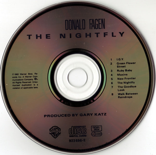 Donald Fagen : The Nightfly (CD, Album, RE, Gol)