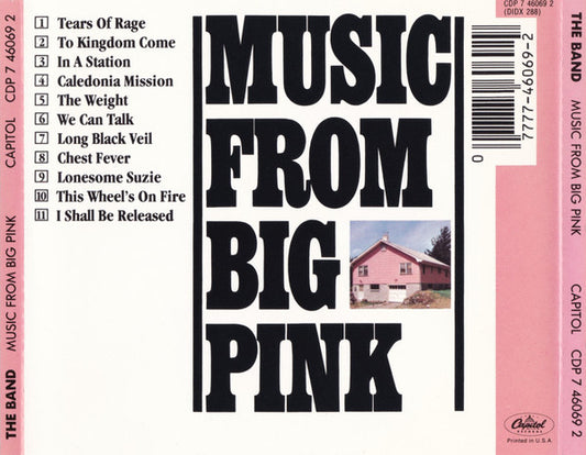 The Band : Music From Big Pink (CD, Album, RE, EMI)