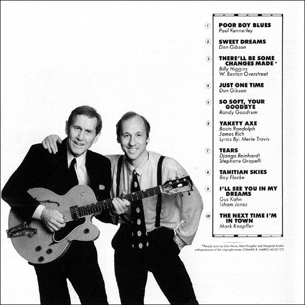 Chet Atkins And Mark Knopfler : Neck And Neck (CD, Album, RP)