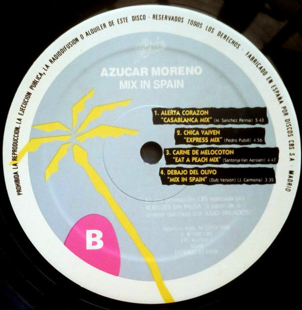 Azucar Moreno : Mix In Spain (LP, Comp)